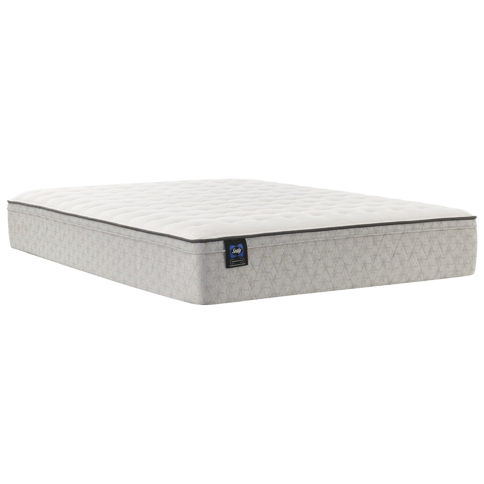 Sealy Wintergreen 654526321 Full 12" Medium Faux Euro Top Mattress